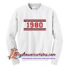 1980 Striped Sweatshirt