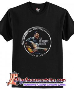 68 Special 50th Anniversary Elvis Black Leather T-Shirt