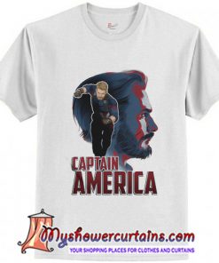 Captain America Profile Graphic T-Shirt