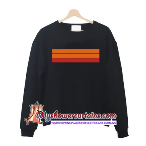 Color Stripe Sweatshirt