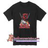 Deadpool Riding Unicorn Metal T Shirt