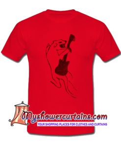 Dog With Guitar T Shirt