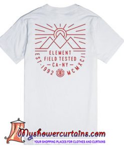Element Field Tested T shirt back