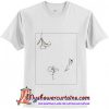 Flower line art T-Shirt