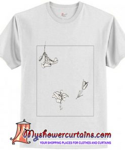 Flower line art T-Shirt