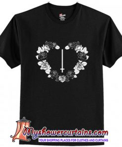 Goth Rose Heart T-Shirt