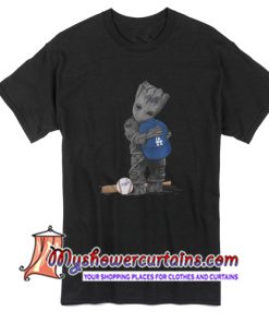 Groot hug Los Angeles Dodgers T Shirt