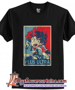 Izuku Anime My Heroes Academia Plus Ultra T-Shirt