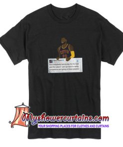 Lebron James Holding Kevin Durant Tweet T Shirt