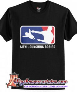 Majestic Authentic MLB Logo Men Laughing Babies T-Shirt