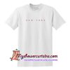 New York Small Text T Shirt