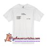 No Name No Business Just Tired T Shirt