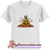 Pumpkin with baby bulldog funny Halloween T-Shirt