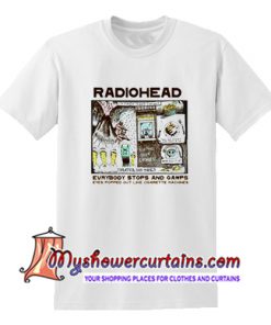 Radiohead Colored In Drawing T Shirt