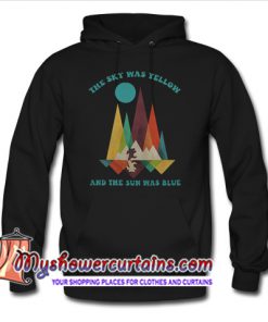 The sky was yellow and the sun was blue Mountain Bear hoodie