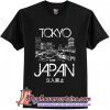 Tokyo Japan Typography t shirt