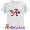 Y'all Alabama Crimson T-Shirt