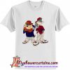 tasmania and bugs bunny hip hop t-shirt