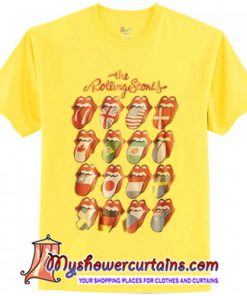 The Rolling Stones Tongue Vintage Flag T-Shirt