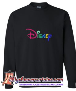 disney rainbow logo Sweatshirt