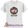 Christmas wreath Home alone Kevin scream T-Shirt