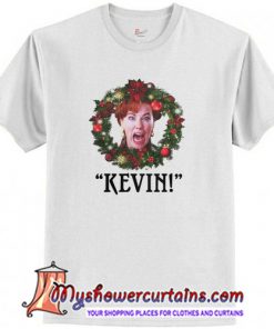 Christmas wreath Home alone Kevin scream T-Shirt