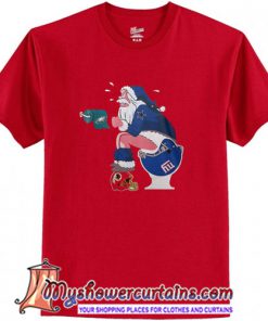 Dallas Cowboys Toilet Santa Claus T-Shirt