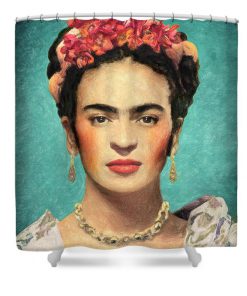 Frida Kahlo shower curtain3
