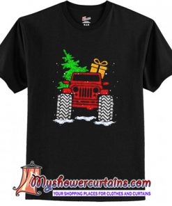 Jeep Christmas Gift And Tree T-Shirt