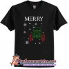 Merry Jeepmas Christmas Snowing T-Shirt