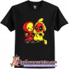 Pikapool Pikachu Pokemon and Deadpool T-Shirt