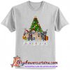 Pugs Friends Tree Merry Christmas T-Shirt