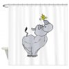 Rhino spinning Shower Curtain