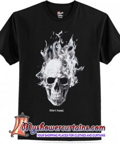 Skull Don't panic T-Shirt