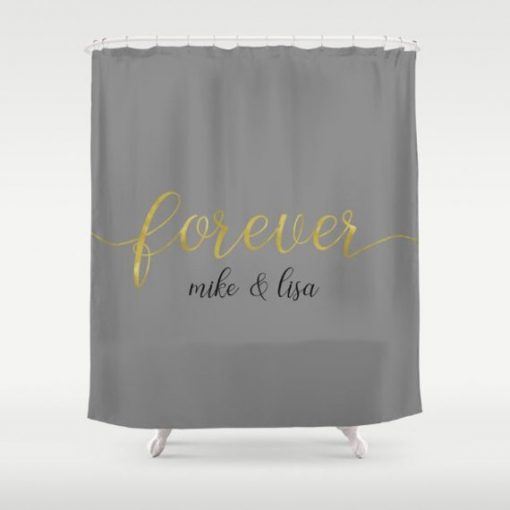 forever shawn and beth Shower Curtain1