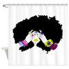 Afro Hair Shower Curtain (AT)