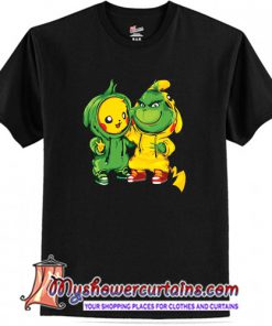 Baby Pikachu and Grinch T shirt (AT)