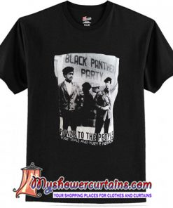 Black panther party T-shirt (AT)