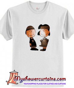 Charlie Brown And Lucy Louis Vuitton T-Shit (AT)