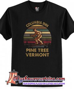 Columbia Inn pine tree Vermont T shirt (AT1)