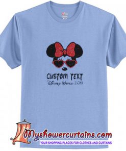 Custom text Disney World 2019 Mickey Minnie T Shirt (AT)