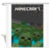 Game Style minecraft shower curtain AT