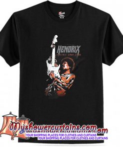 Jimi Hendrix Electric Ladyland Guitar Swirl Trending T-Shirt (AT)