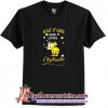 Just A Girl Who Loves Elephants Sunflower T-Shirt (AT1)