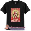 Marvel Boys Captain Marvel Ornament T-shirt (AT1)