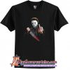 Michael Myers Halloween Middle Finger Horror Movie T Shirt (AT)