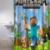 Minecraft Mine Craft Personalized Custom Shower Curtain