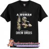 Never underestimate a woman who understands football loves Drew Brees T Shirt (AT)