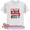 No Trump No KKK No fascist USA T-Shirt (AT)