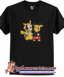 Pikachu and Mickey T Shirt (AT1)